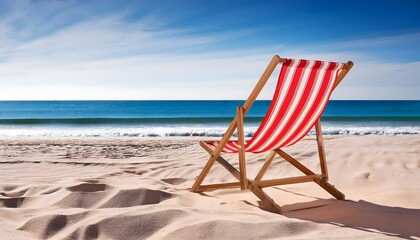 Lounge chairs on the beach