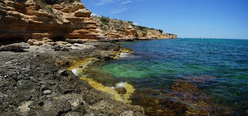 Chianca Masitto beach in a summer day, Gargano peninsula, Puglia, Italy
