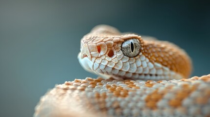 Fototapeta premium A close-up of a rattlesnake's rattle, creating a distinctive buzzing sound.