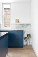 design of modern kitchen interior with generative ai