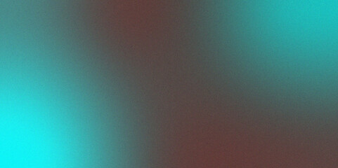 Retro Grunge Gradient with Noise Texture. Retro Teal to red Gradient Background . vintage dark surface in backdrop. modern and liquid-themed gradient background with vector ..