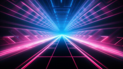 Futuristic Digital Landscape.