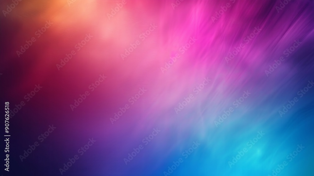 Aufkleber gradient blurred colorful with grain noise effect background for art product design social media tre