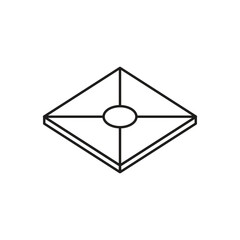 floor ceramic icon illustration