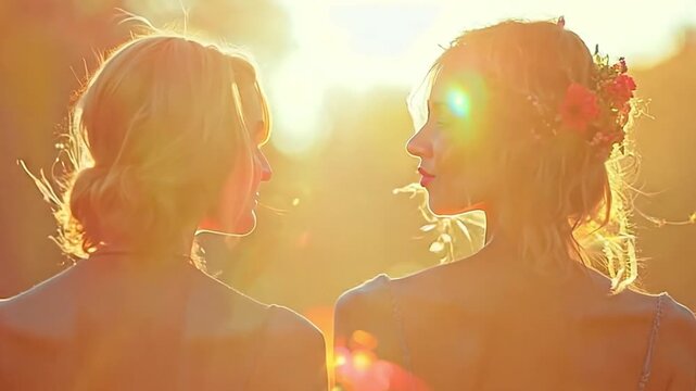LGBT A loving pair and a shot that values friendship, independence, and the enjoyment of a partner's company