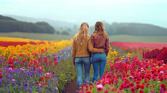 LGBT A loving pair and a shot that values friendship, independence, and the enjoyment of a partner's company
