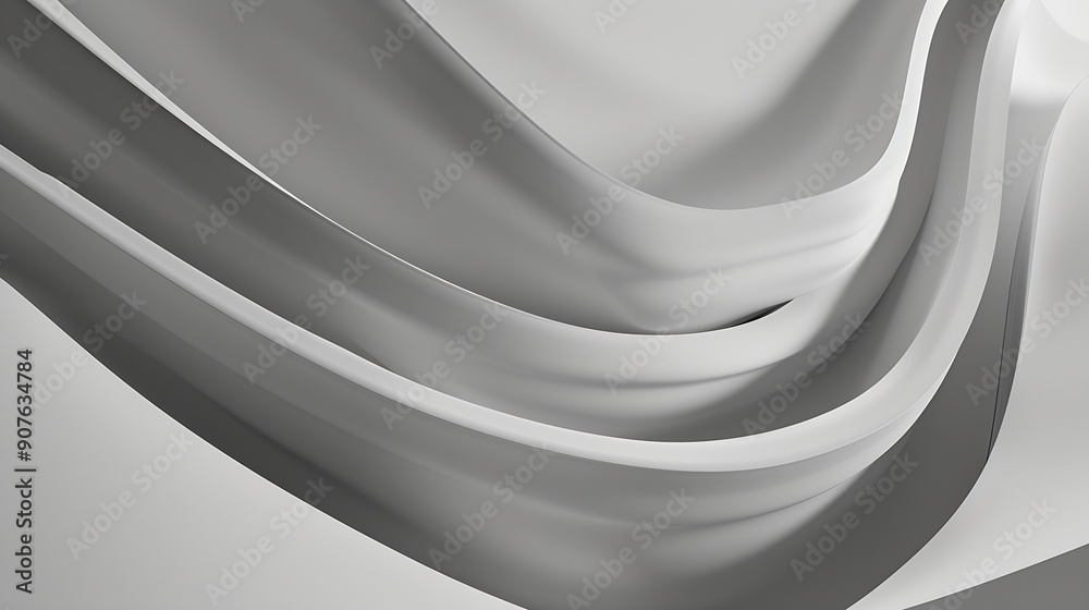 Leinwandbilder Abstract background with gray background with texture white abstract modern background Geometry shine and layer element similar for presentation design Decorative web layout orposter b : Generative AI