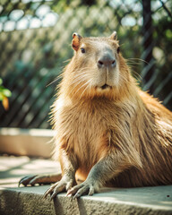 prairie dog eating, mammal, rodent, marmot, fur, wildlife, cute, prairie, brown, nature, dog, wild, zoo, capybara, prairie dog, grass, furry