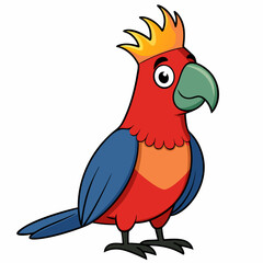 Australian King Parrot  art vector