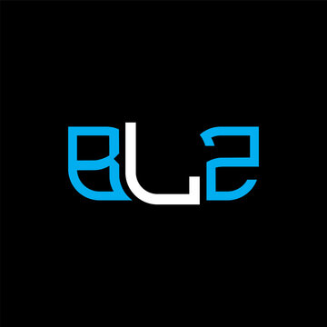 BLZ logo design, BLZ simple and modern logo. BLZ luxurious alphabet design