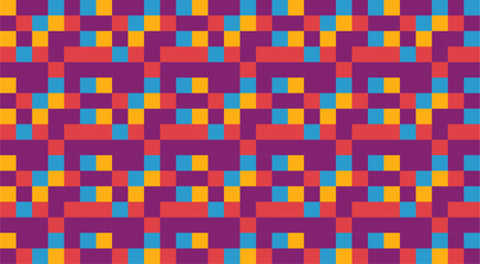 Colorful pixel background