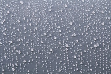 유리창에 맺힌 물방울