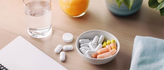 Vitamin and dietary supplements for healthy in daily life