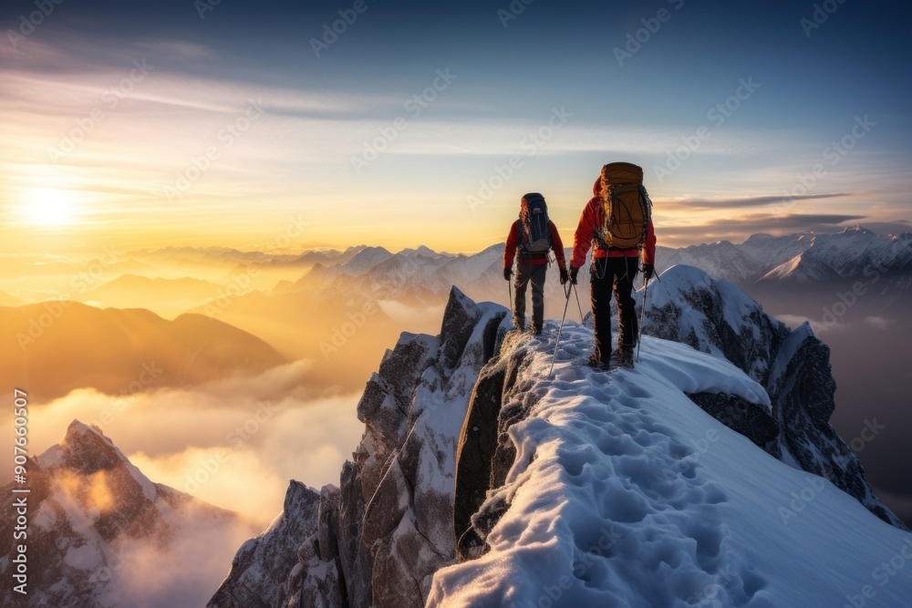 Poster photography recreation adventure mountain.