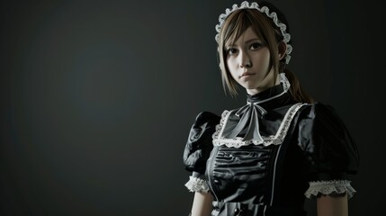 Naklejka premium A skilled cosplayer embodies a superheroine in an engaging atmosphere