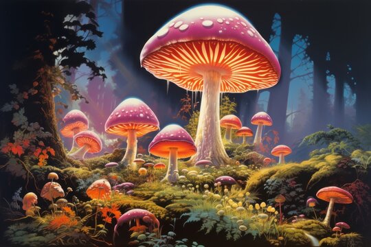 Muchroom mushroom outdoors nature.