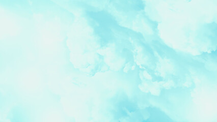 Blue Watercolor Background. Abstract Hand Paint Backdrop. Watercolor Sky And Clouds, Abstract Watercolor Background