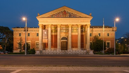 Obraz premium Hall of Art (Palace of Art) rear entrance, Budapest, Hungary.