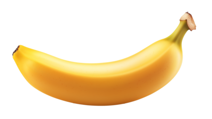 banana isolated on transparent background 