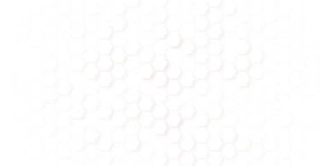 Hexagonal relief on a white wall. Vector design. Vector illustration.