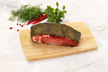 Delicous tasty dry pork jerky