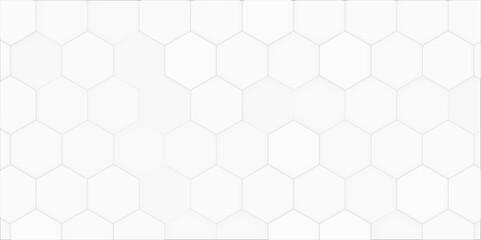 Hexagonal relief on a white wall.