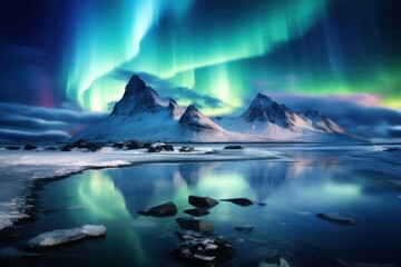 Naklejka premium Landscape panoramic outdoors nature.