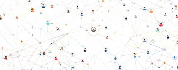 Abstract Network of Connected People