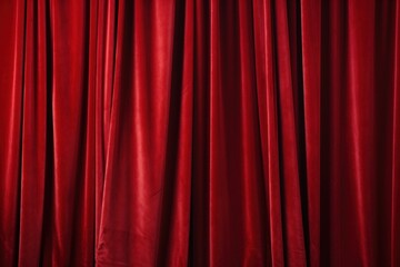 A red velvet curtain backgrounds repetition textured. © Rawpixel.com