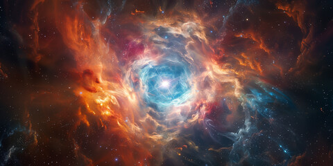 Obraz premium swirling nebula