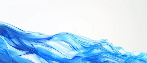 Abstract Blue Waves Design