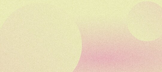 Geometric Abstract Design with Pastel Gradient Spheres and Grainy Noise Texture on a Light Background