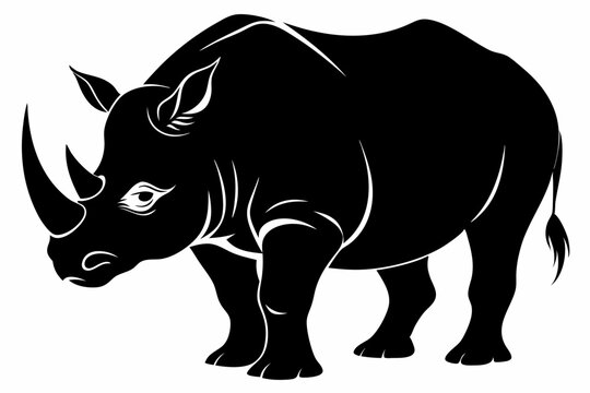 recommend clip art: 
                    Rhino Silhouette Vector, rhino vector graphic icon
                    