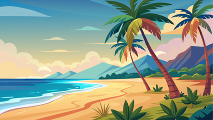 Nature Landscapes Tropical Beach, tropical paradise. 2