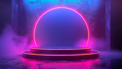 Neon Podium