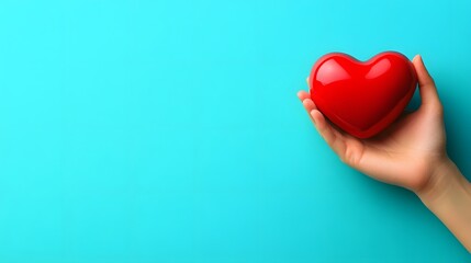 Obraz premium Hope and Generosity on Organ Donation Day - Flat Design Illustration with Copy Space for Text