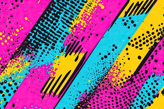  abstract background in a comic style featuring vibrant colors
