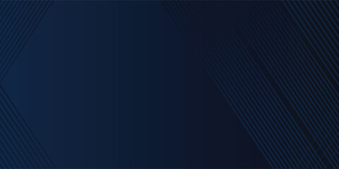 Abstract background dark blue for presentation design. Abstract bright blue color strip pattern luxury dark blue with geometric elements.