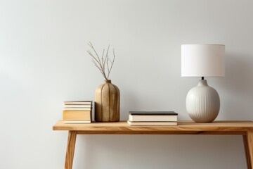 Table lamp furniture vase.
