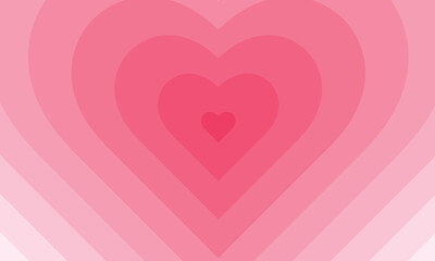 Pink background with hearts