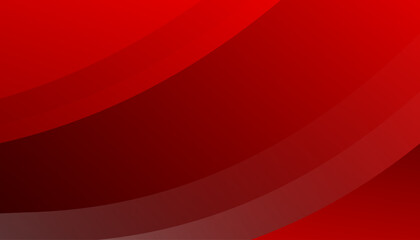Obraz premium Abstract red wavy background. Vector illustration