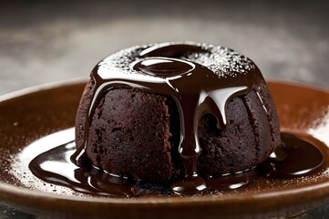chocolate cake on a plate