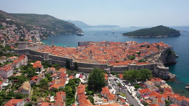 Discover the labyrinth of Dubrovnik's walls from the air and enjoy the view of the city built over centuries.