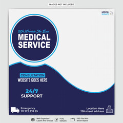 Medical social media post design