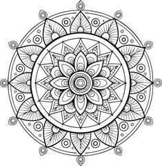 Teaching Mandalas vector, Crafting Visual Aids that Inspire and Educate 