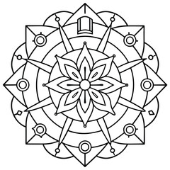 Teaching Mandalas vector, Crafting Visual Aids that Inspire and Educate 