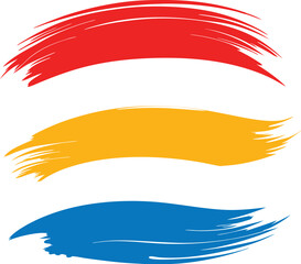 Obraz premium Color Brush PNG Transparent Images