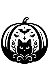 Halloween SVG, Trick or treat SVG, Ghost SVG, Witch SVG, Black Cat SVG, Scary SVG, Pumpkin SVG, Holiday SVG, Jack o Lantern, Halloween Silhouette, Halloween Vector, Clipart, Cut file for Cricut, JPG