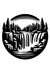 Mountains Landscape SVG, Gorpcore SVG, Journey SVG, Travel SVG, Switzerland SVG, Forest SVG, Northern Lights SVG, Mountains Silhouette, Clipart, Cut file for Cricut, Trees SVG, JPG, PNG