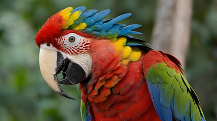 Fototapeta premium blue and yellow macaw